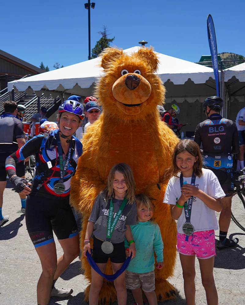 Family fun at TOur de BIg Bear